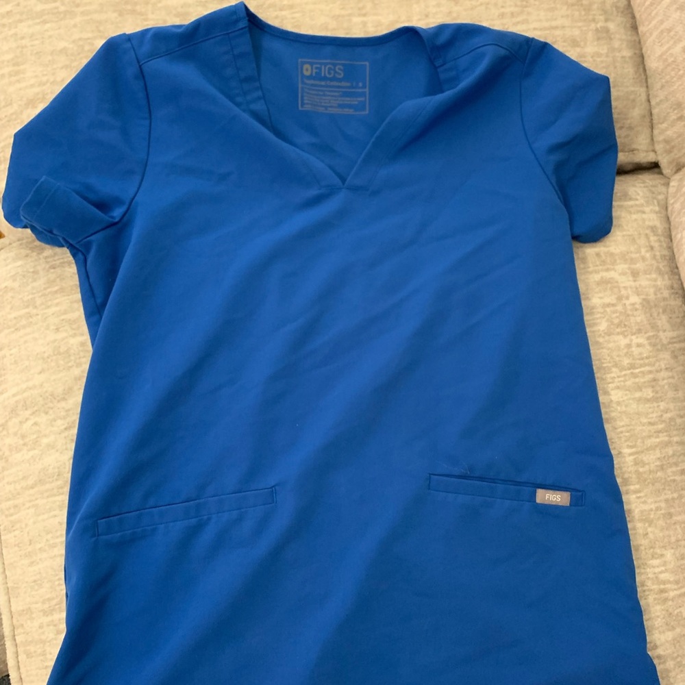 Small figs casma royal blue top